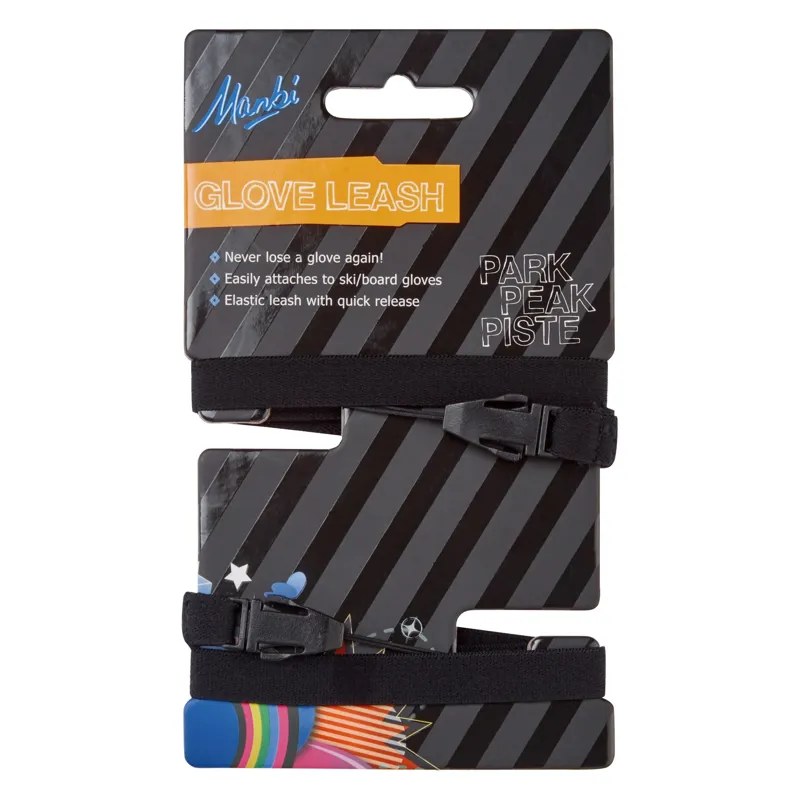 2025 Manbi glove and mitt leash black